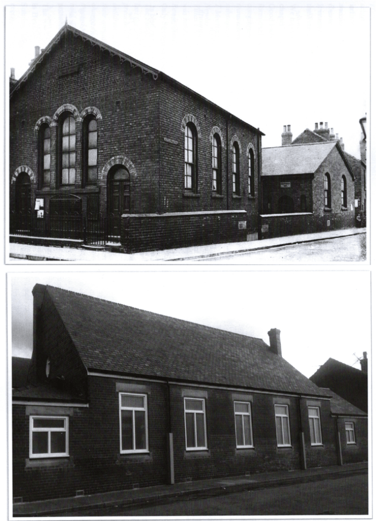 Hexthorpe Primitive Methodist & Hexthorpe Wesleyan Methodist chapels, 1869. 
Hexthorpe Urban Road Methodist & Hexthorpe Trinity Methodist chapels, 1932.